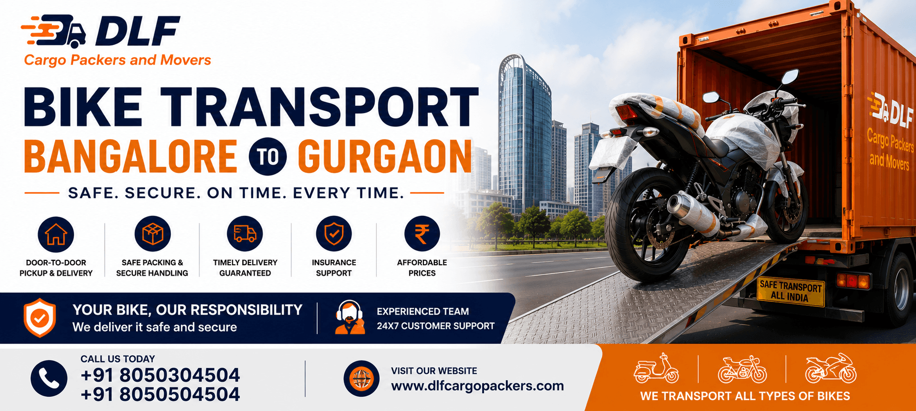 Bike Transport Services in Bangalore 