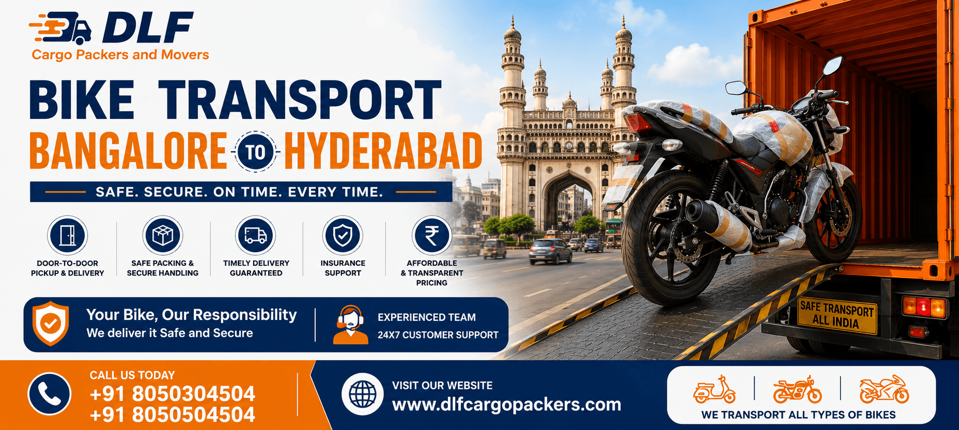 Bike Transport Services in Bangalore 